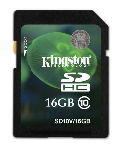 Image of Kingston 16gb Sdhc Class 10 Flash Card