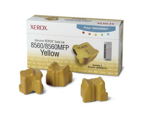 Image of Xerox Solid Ink Sticks (pack 3) - Yellow