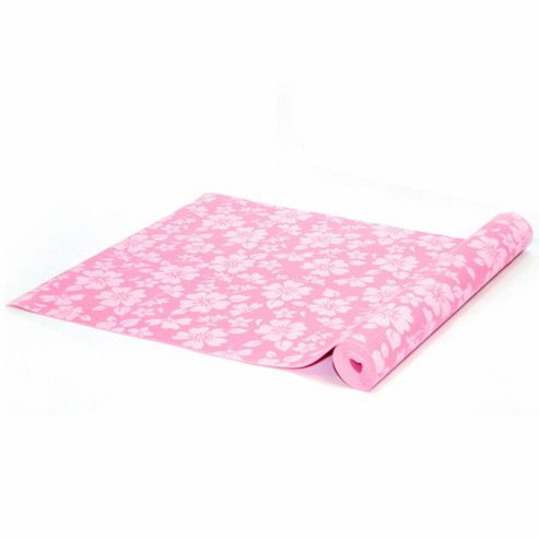 Image of Bremshey Yoga Mat With Flower Print 3mm - Pink