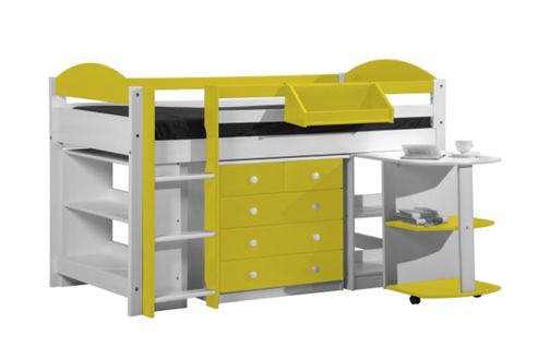 Image of Maximus Mid Sleeper Set 1 White With Lime Details