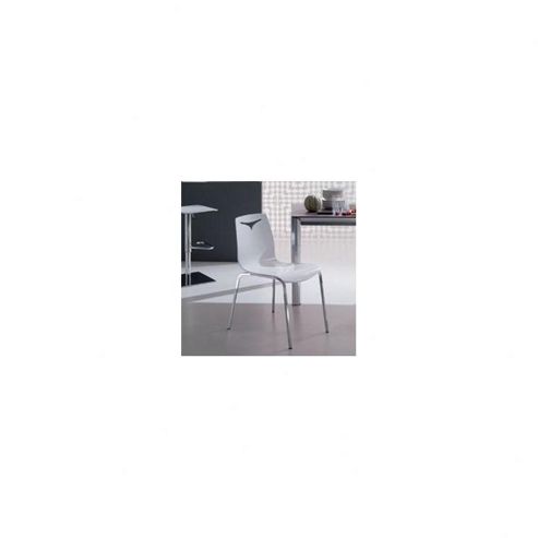 Image of Ozzio Design Yuppie Chair (set Of 2) - Steel Alike Coating - Oak Weng--