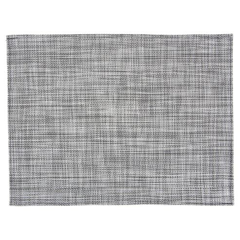 Image of Tesco Woven Charcoal Placemats, 2 Pack
