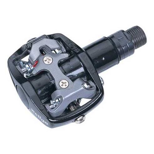 Image of Wellgo Wpd823 Double Sided Spd Pedals With Ball Bearings - Silver