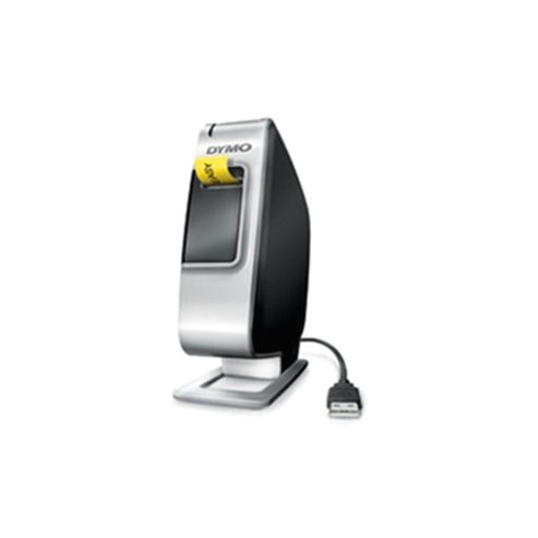 Image of Dymo Plug N Play Label Machine Usb Lithium-ion Battery D1 Prints 2 Lines Ref S0915390