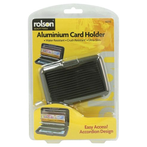 Image of Rolson Aluminium Card Holder