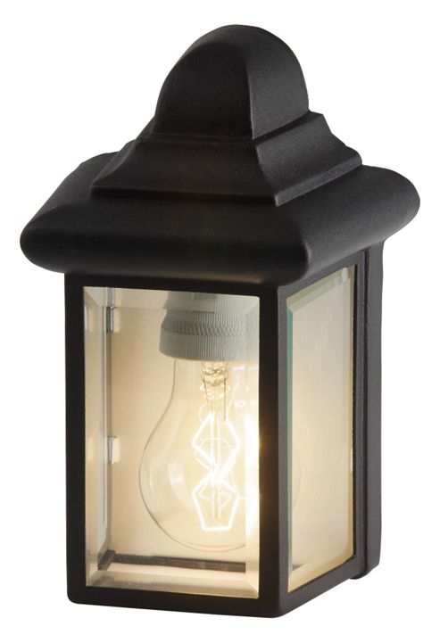 Image of Brilliant Newport 1 Light Outdoor Flush Wall Lantern - Rust