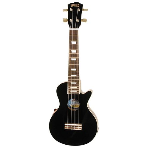 Image of Mahalo Les Paul Electric Ukulele - Black