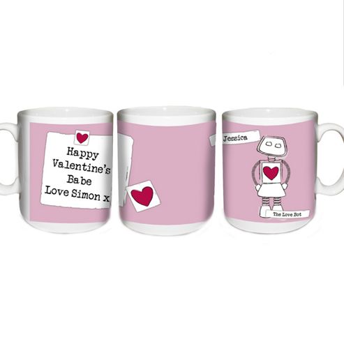 Image of Personalised Love Bot Mug