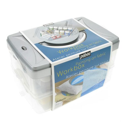 Image of Seta Colour Painting On Fabric Work Box