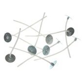 Waxed Wick With Holders - 10 Pk