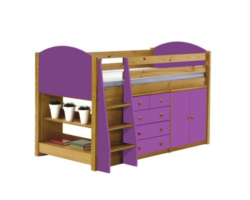 Image of Verona Mid Sleeper Set 2 Antique With Lilac Details
