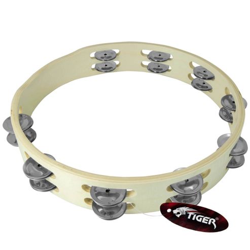Image of Tiger 12" Headless Double Row Tambourine