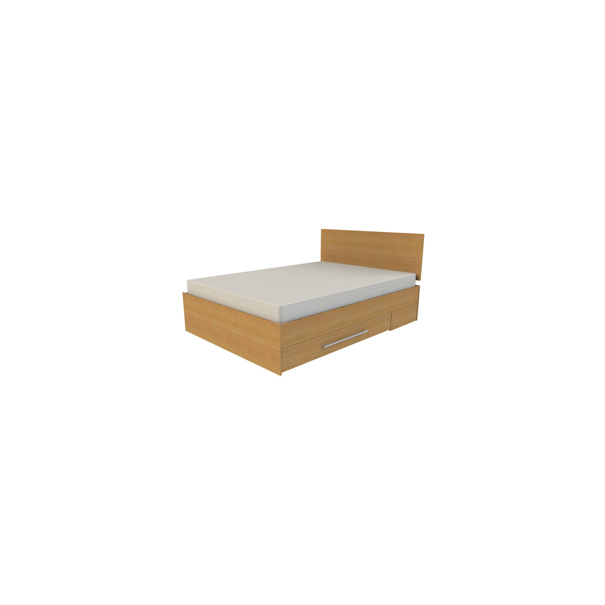 Ashcraft Modular Storage Double Bed - Oak at Tesco Direct