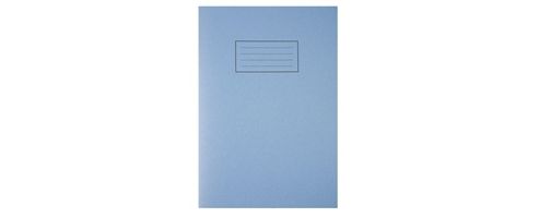 Image of Silvine A4 Exercise Book 80 Pages Ruled Feint And Margin Blue Ex108