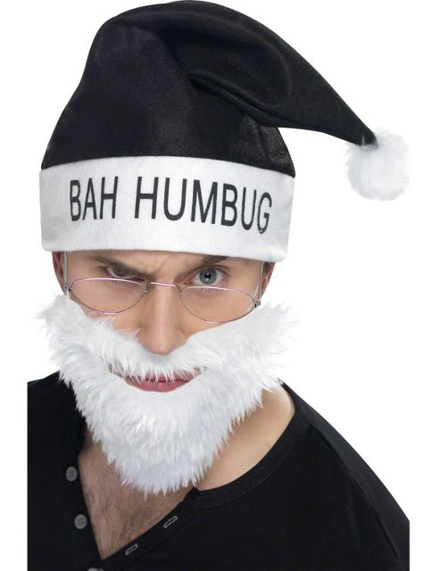 Image of Bah Humbug Hat & Beard Set