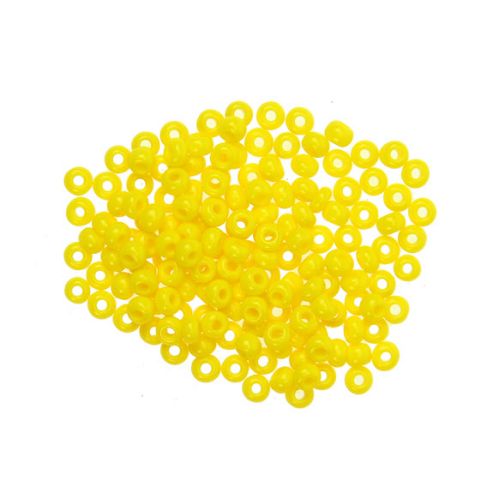 Image of Czech Seed Bead 8/0 Op Lemon Yellow