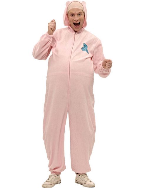 Image of Pink Rabbit Babysuit