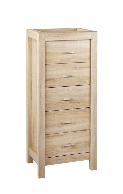 Image of Tutti Bambini Milan Tallboy - Reclaimed Oak Finish