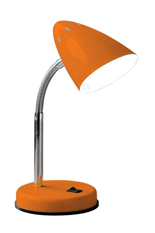 Image of Premier Housewares Flexi Desk Lamp - Orange