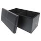 Ottoman Two Seater Black
