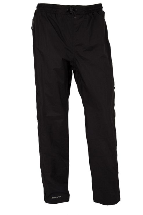 Image of Womens Downpour Rain Overtrousers Short Waterproof Walking Hiking Trousers - Black