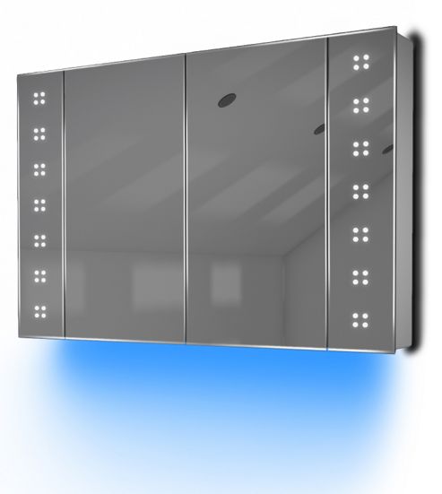 Image of Ambient Audio Demist Bathroom Cabinet With Bluetooth, Shaver & Sensor K122baud
