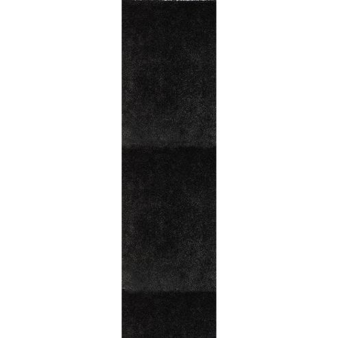 Image of Mastercraft Rugs Twilight Black Rug - Runner 65cm X 130cm