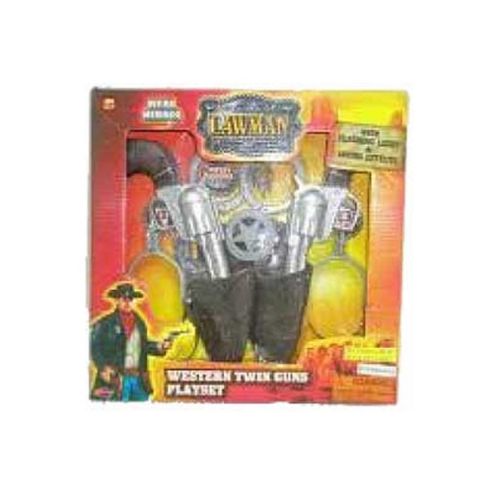 Image of Lawman Western Twin Guns Playset