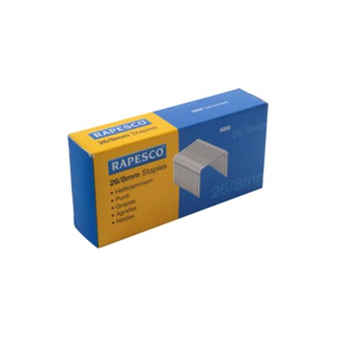 Image of Rapesco Staples 26/8mm Ref S11880z3 [box 5000]