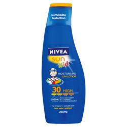 Nivea Sun Kids Moisturising Lotion SPF30 200ML