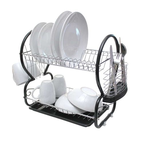 Image of Cook Incolour Dish Rack - Black