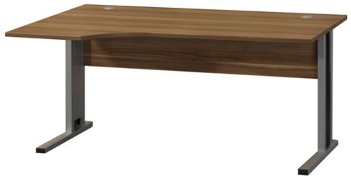 Image of Bush Mexico 1600mm L/h C-framed Ergonomic Desk