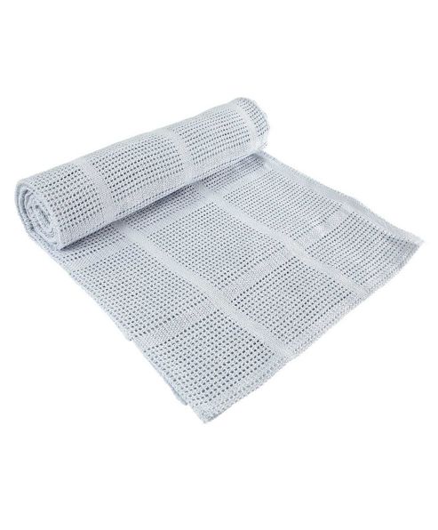 Image of Mamas & Papas - Blue Cellular Blanket - 120 X 170cm
