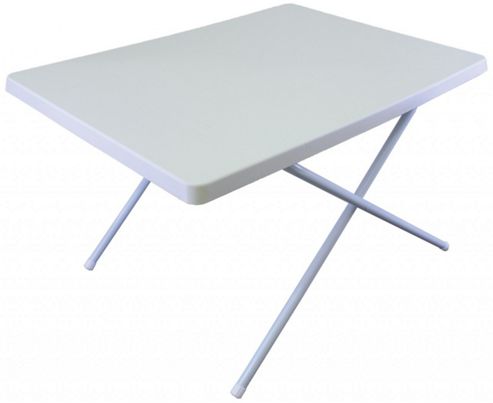 Image of Yellowstone Adjustable Resin Camping Table White