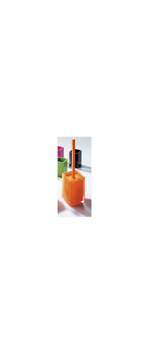Image of Gedy Rainbow Toilet Brush - Glossy White
