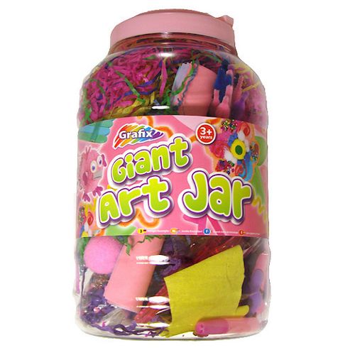 Image of Grafix Giant Art Jar Pink