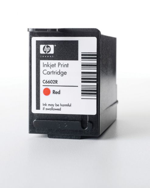 Image of Hp C6602r Inkjet Printer Ink Cartridge - Red
