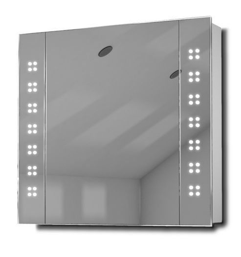 Image of Bluetooth Audio Demist Bathroom Cabinet With Shaver Socket & Sensor K66aud