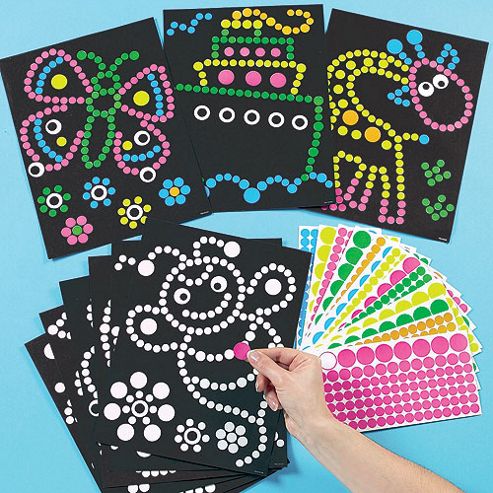 Image of Dotty Sticker Art (per Pack)