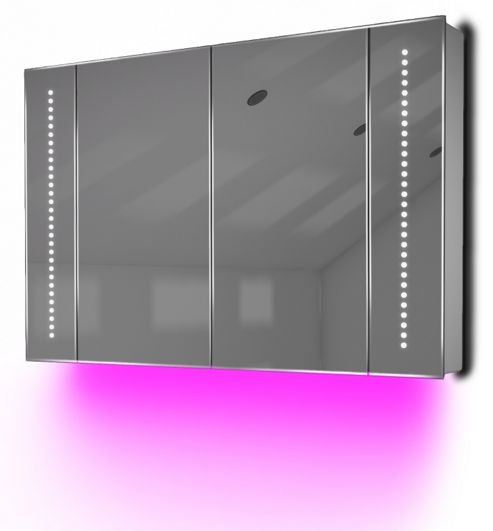 Image of Ambient Demist Bathroom Cabinet With Sensor & Internal Shaver Socket K75p