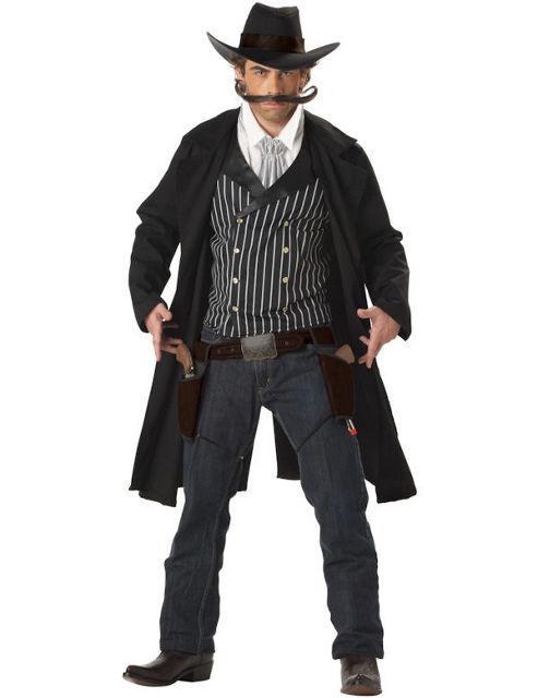 Image of Adult Gun Fighter Cowboy Costume Large
