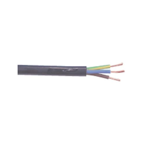 Image of 3-core 40/0.2mm 13a Mains Power Cable Lead Black