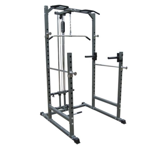 Image of Bodymax Cf376r Half Cage With Lat Attachment