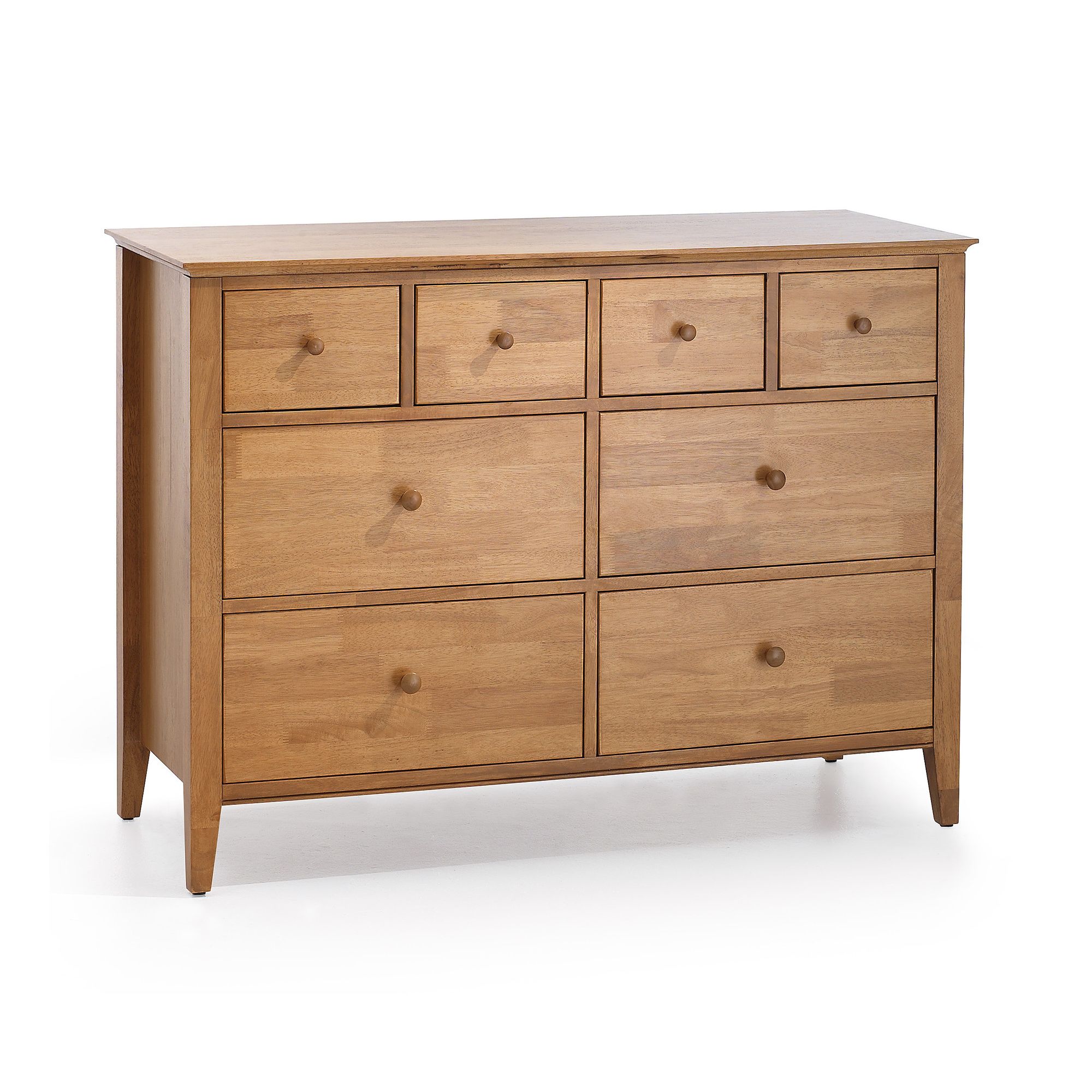 Serene Furnishings Grace 8 Drawer Chest - Golden Cherry at Tesco Direct