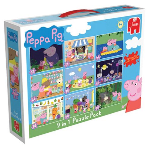 Image of Peppa Pig 9-in-1 Jigsaw Puzzle Pack