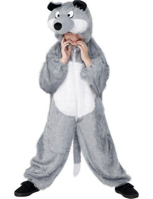 Image of Child Wolf Costume Medium