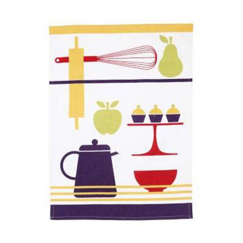 Image of Rushbrookes Paintbox Kettle Tea Towel