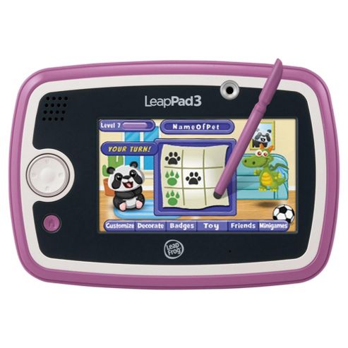 Image of Leapfrog Leappad 3 Pink Kids Tablet