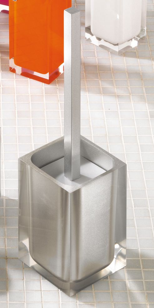 Image of Gedy Rainbow Toilet Brush - Glossy Black