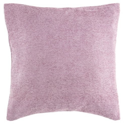 Image of Texture Chenille Cushion, Dusty Pink